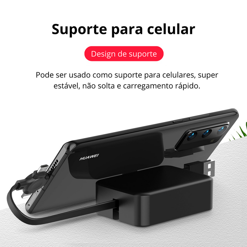 Carregador Retrátil 4 em 1 Ultra Turbo - SmartCharger